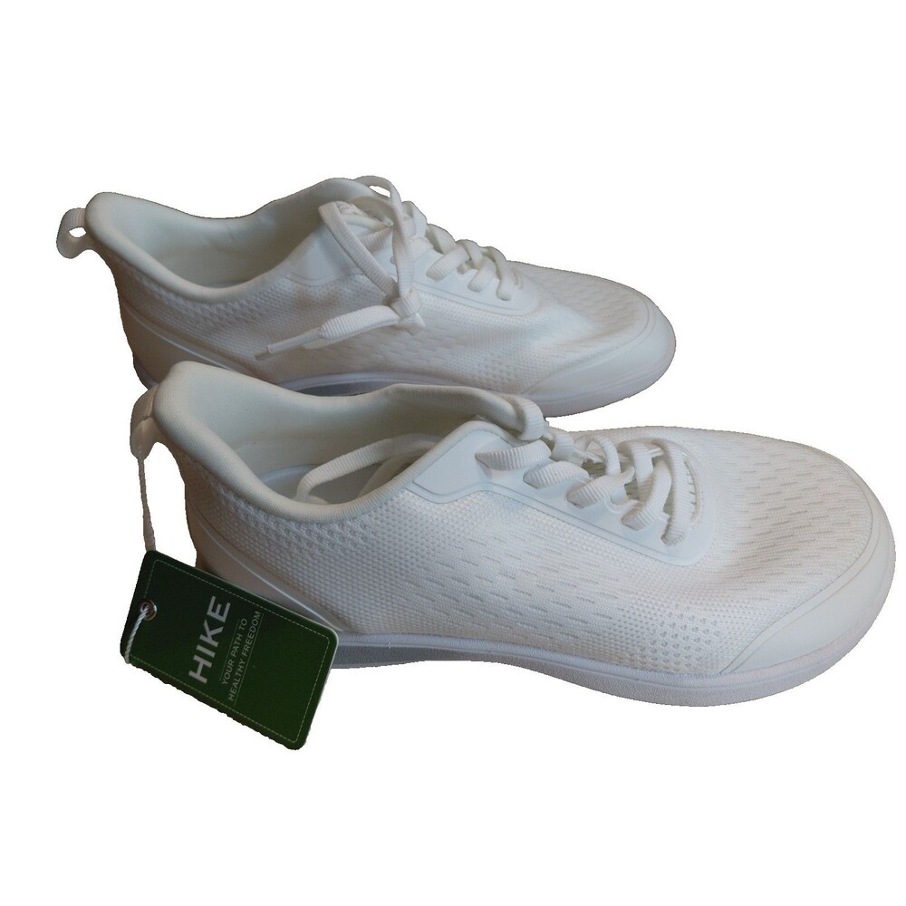 HIKE Wave Womens 6.5 White Barefoot Shoes Wide Toe Box Zero Drop NWT